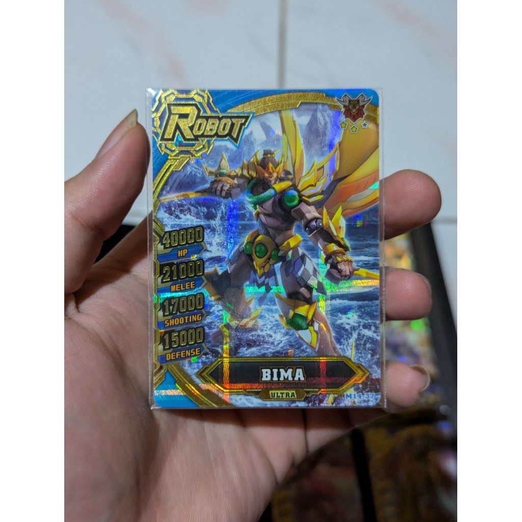 Kartu Hero Of Robot. Bima