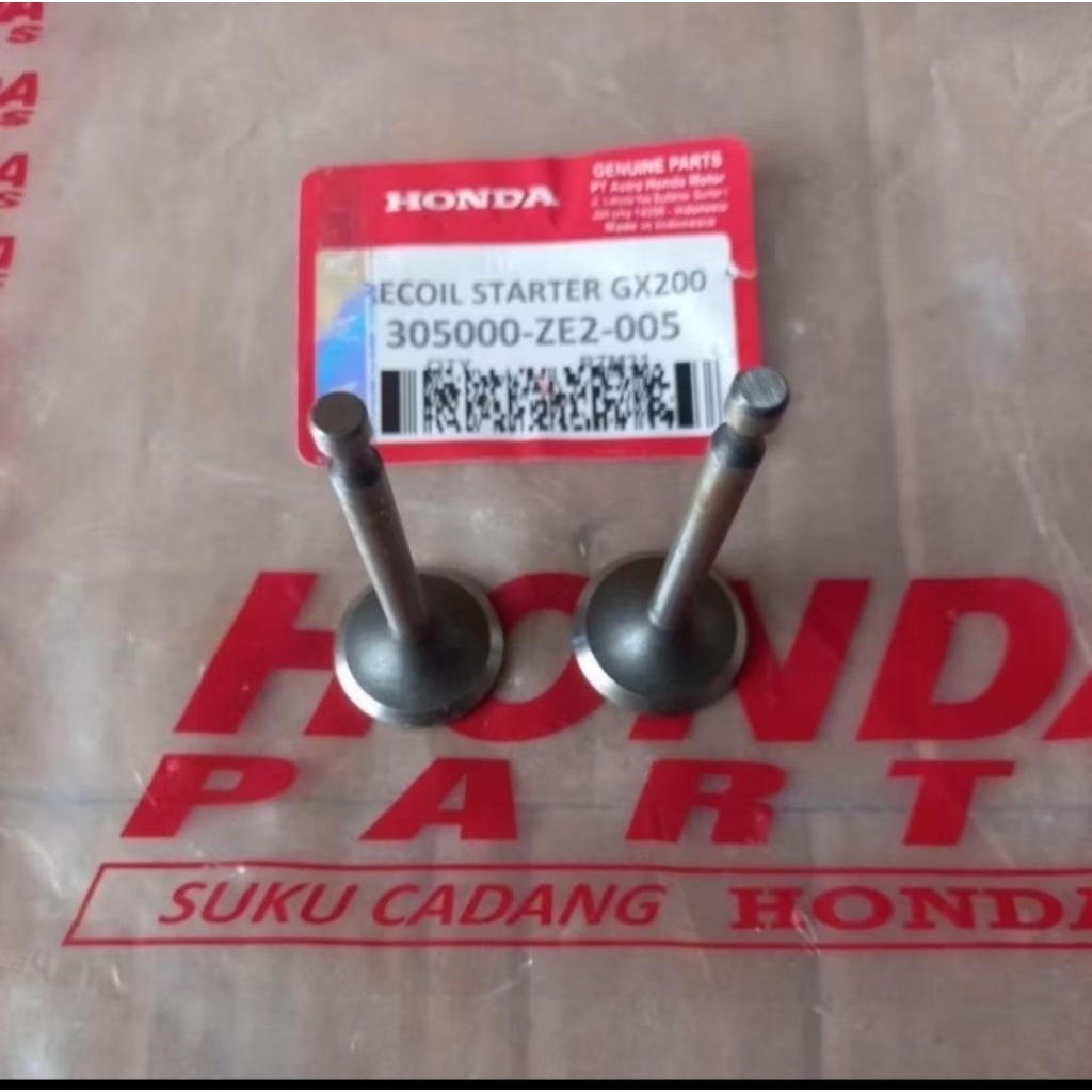 ( 1 SET ) VALVE IN EX / KELEP| HONDA GX 160 - GX 200 - GX 220 MESIN DIESEL PENGGERAK
