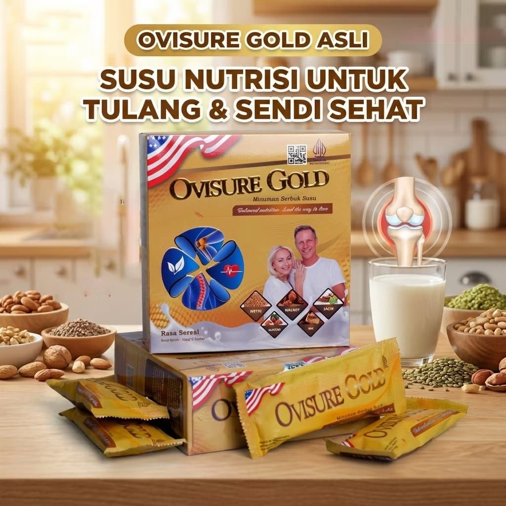 OVISURE GOLD ASLI ORIGINAL SUSU TULANG DAN NYERI SENDI TERBAIK