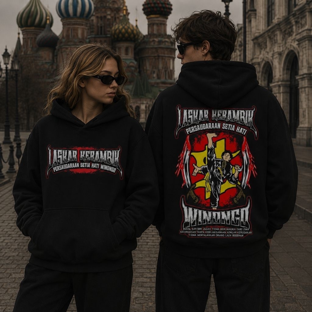 Hoodie PSHW Winongo 1903 Laskar Kerambik Sablon Premium Dtf Ninety Nine