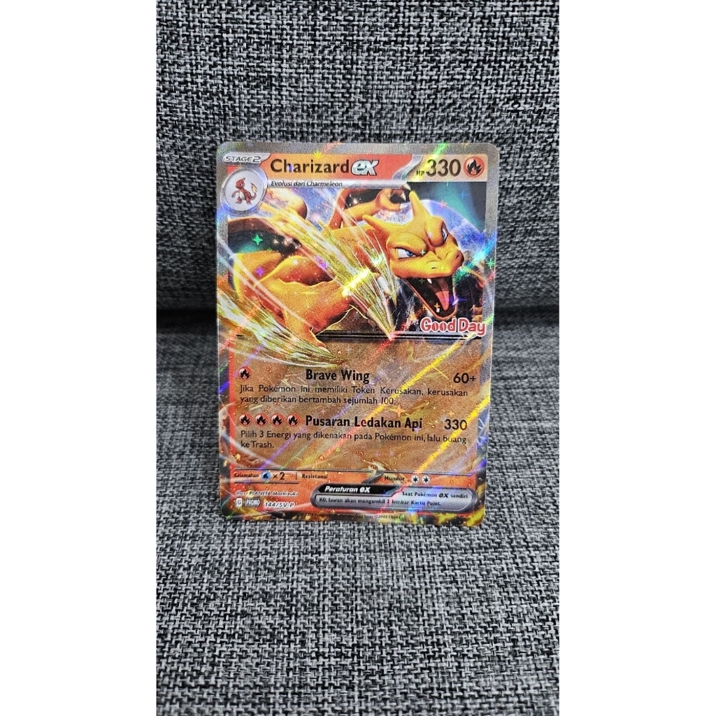 TCG Pokemon Indonesia - Charizard EX Promo Good Day [144/SV-P]