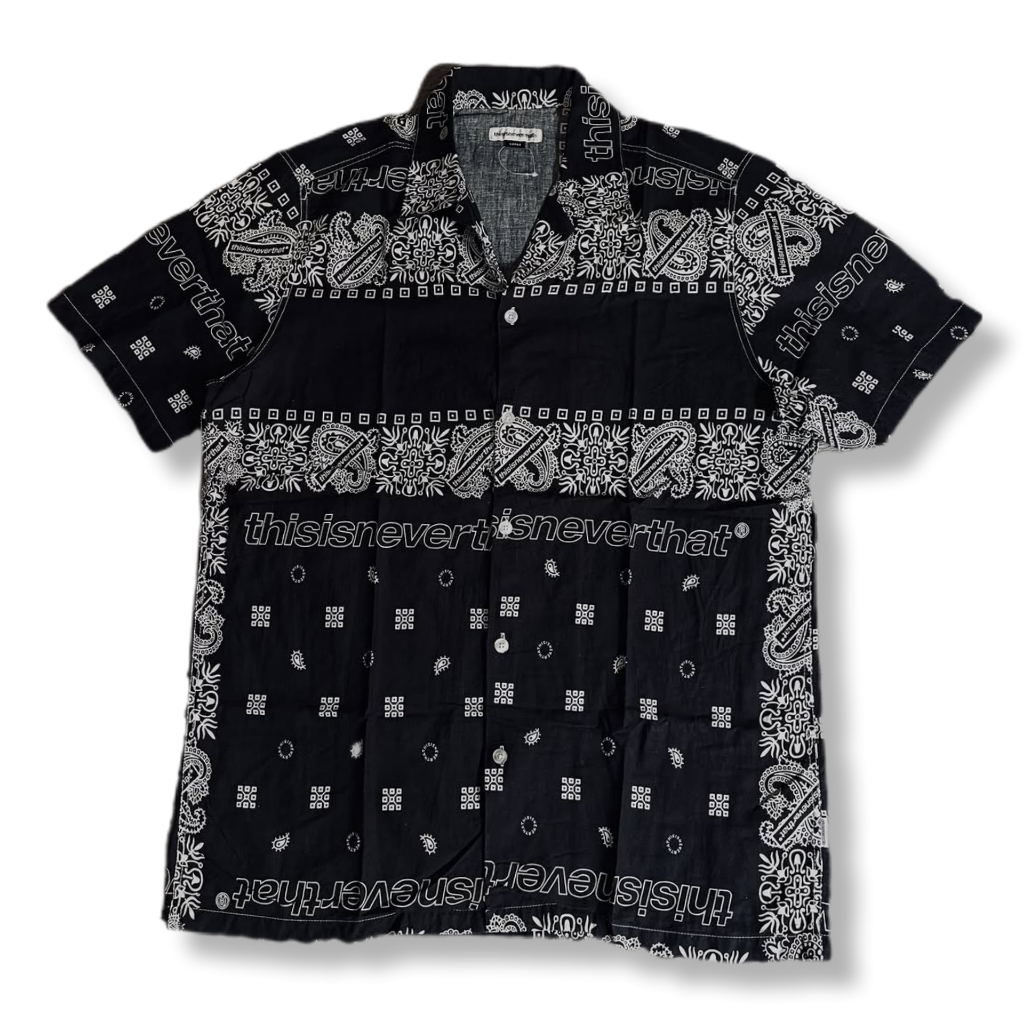DIS IS NEPER DHAT BANDANA OPEN COLLAR SHIRT | KEMEJA | JSNG