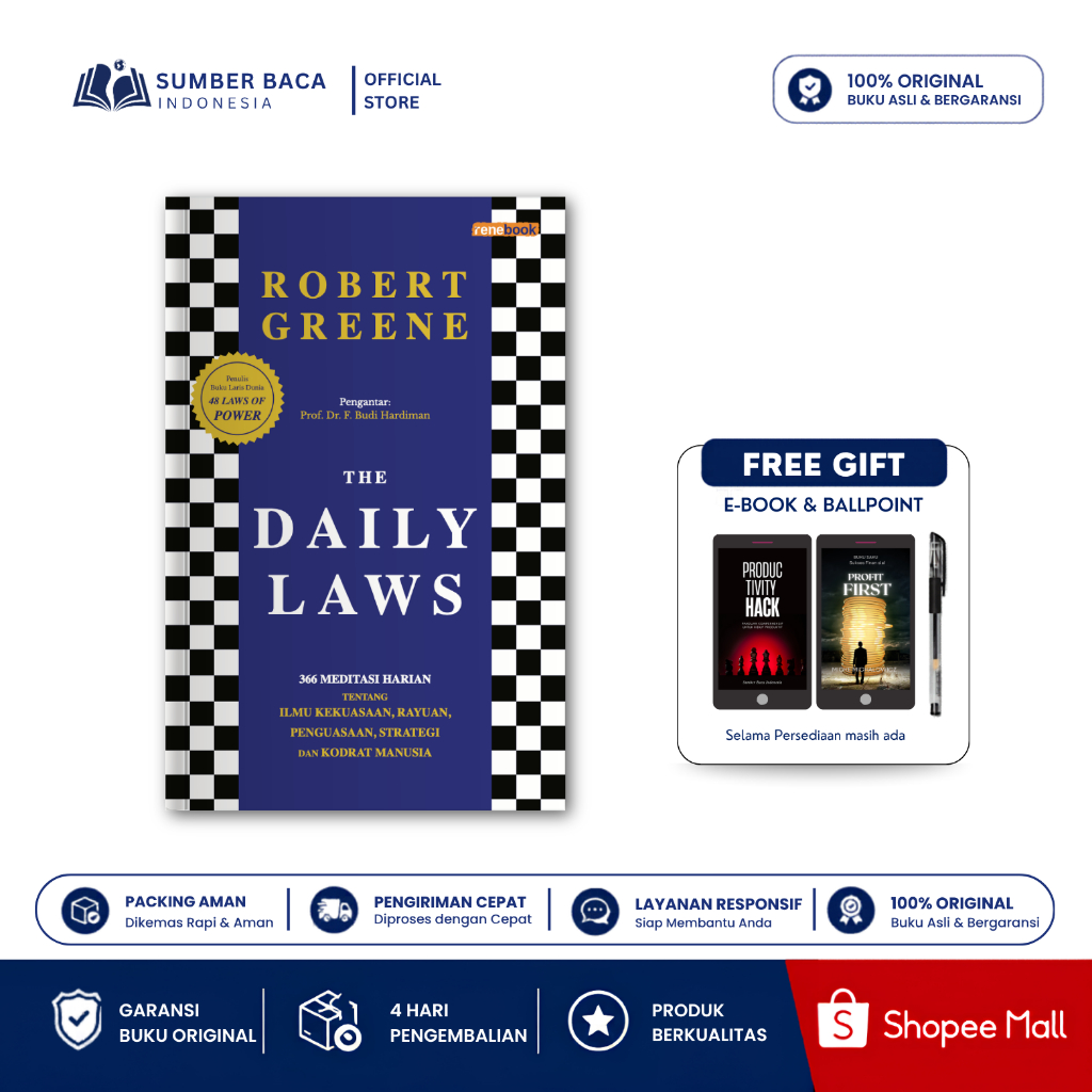 Buku The Daily Laws - Robert Greene  | Sumber Baca Indonesia