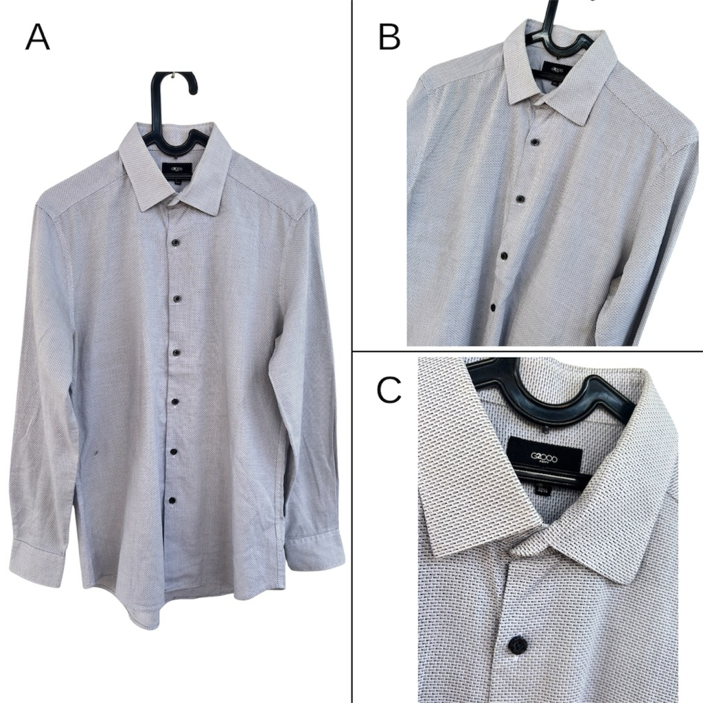 Kemeja G2000 MAN gray  S fit M