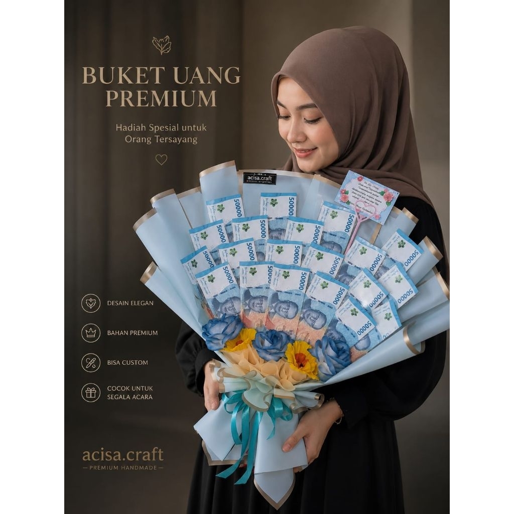 buket uang kosong murah bandung