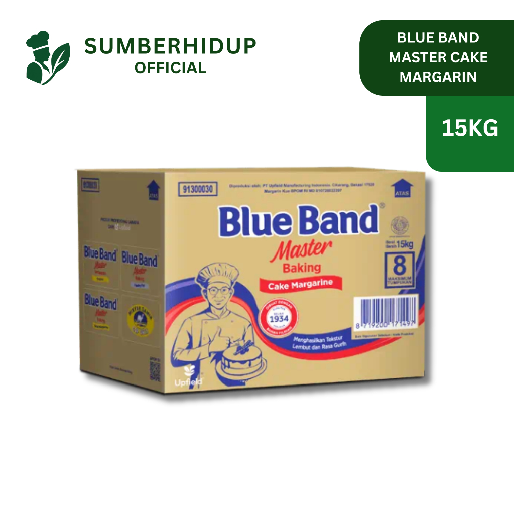 BLUE BAND MASTER CAKE MARGARINE 15 KG /  BLUE BAND MCM 15 KG TERMURAH