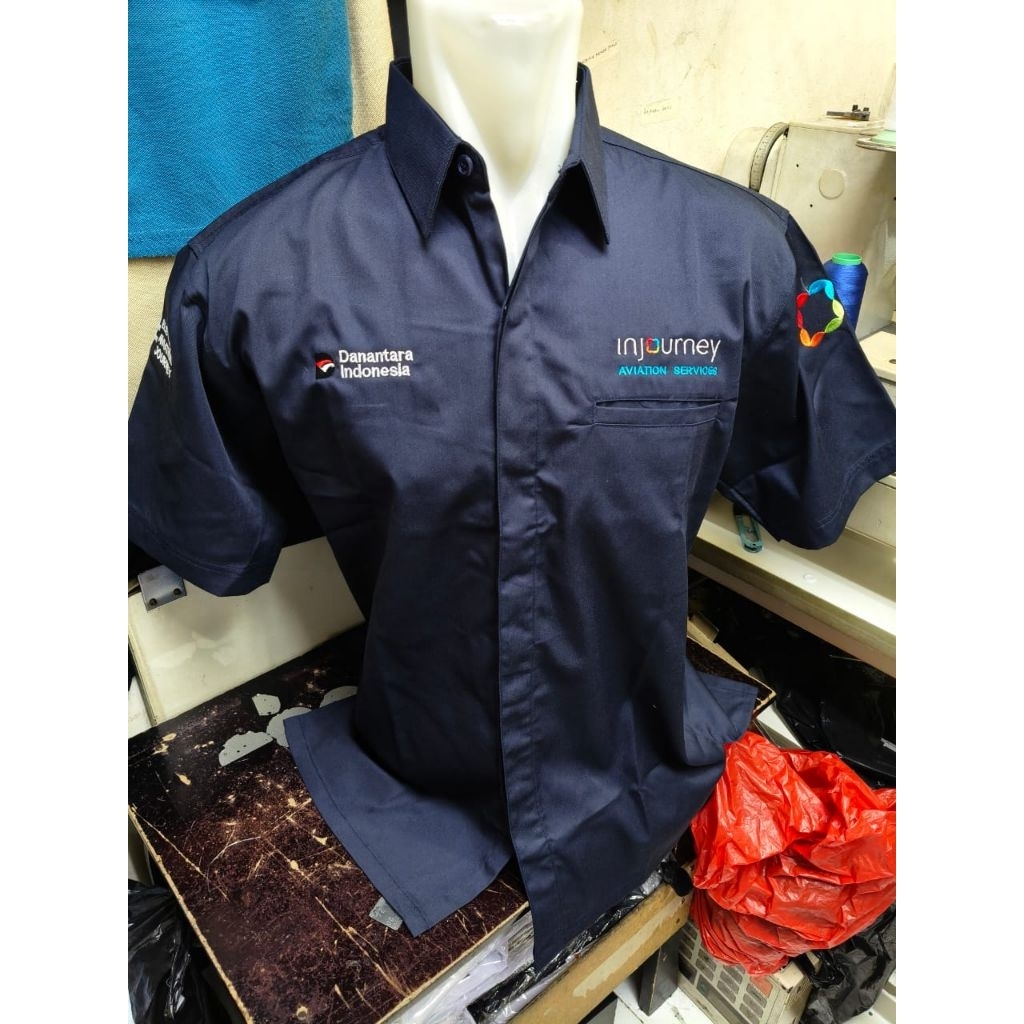 Kemeja Danantara Injourney Aviation Services Terbaru Seragam Kerja Injourney Aviation