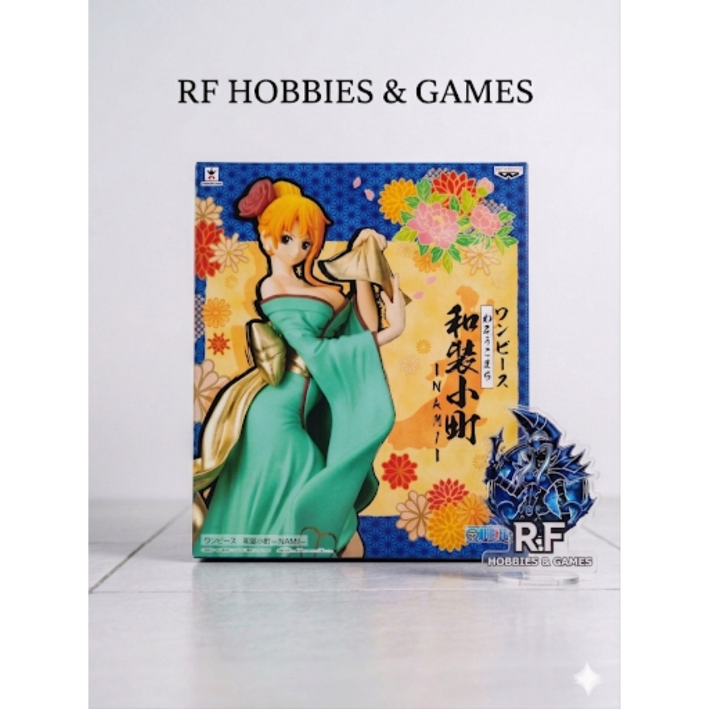 Figure Nami One Piece BWFC Original Green Kimono Komachi Banpresto original