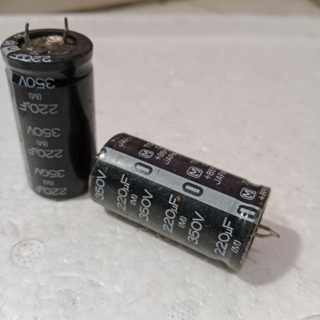 elko kapasitor TSU japan 220uf - 350V