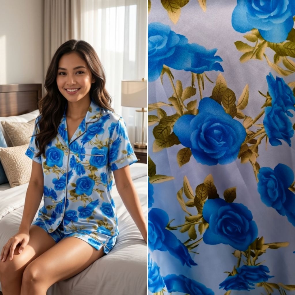 kain silk motif bunga - kain satin motif bunga - kain satin silk motif bunga - kain - kain satin mot