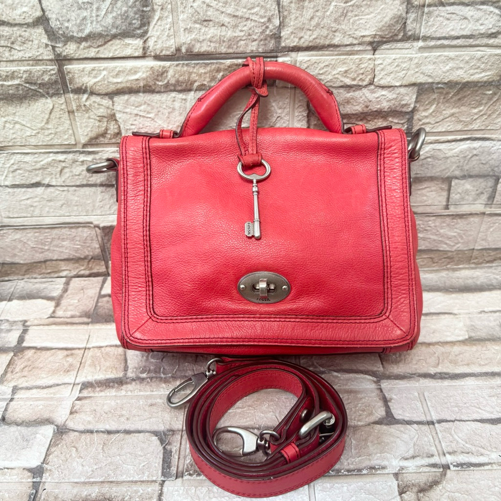 529# NET-Preloved Fossil Marlow Top Handle