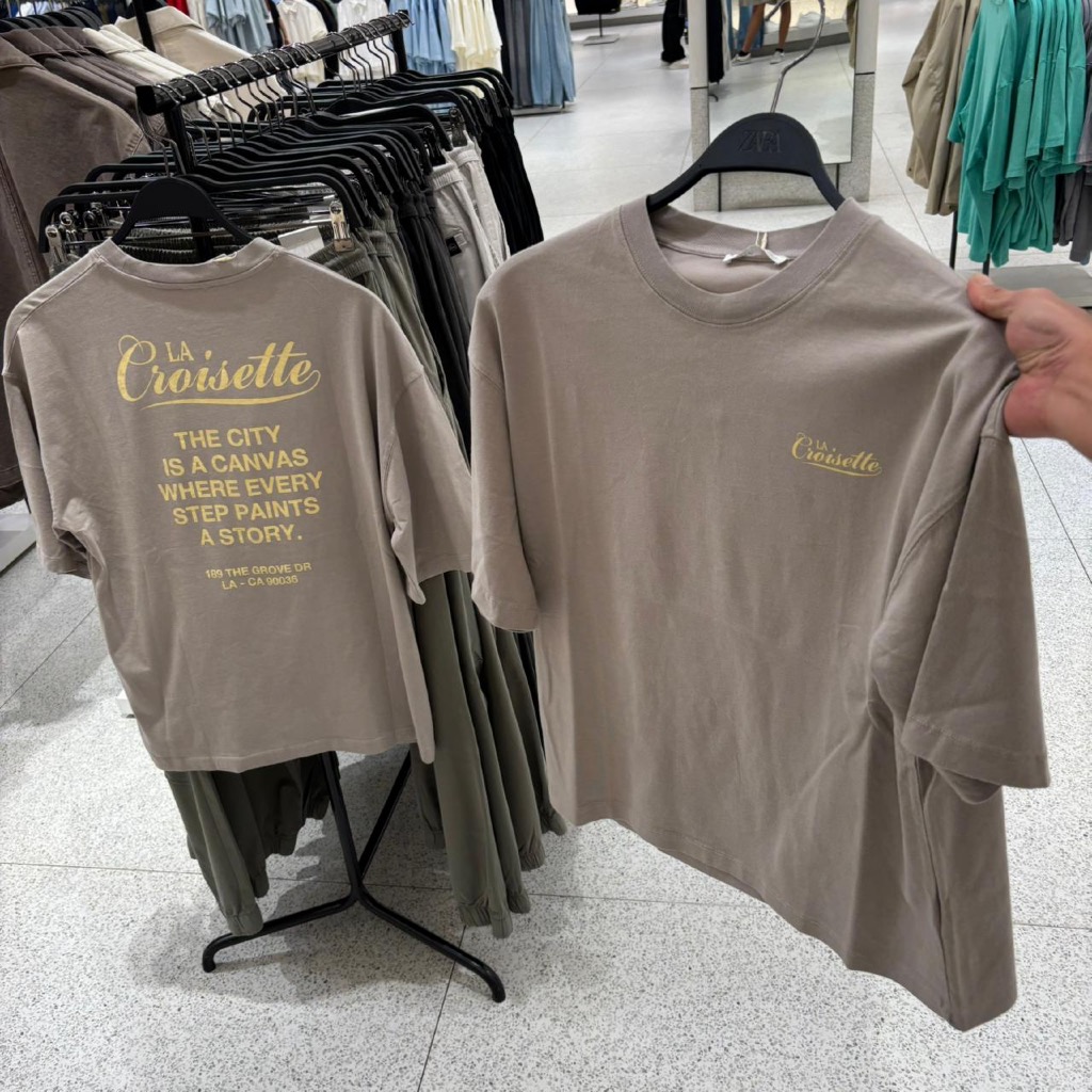Jastipp. Tshirt Zara (Man)