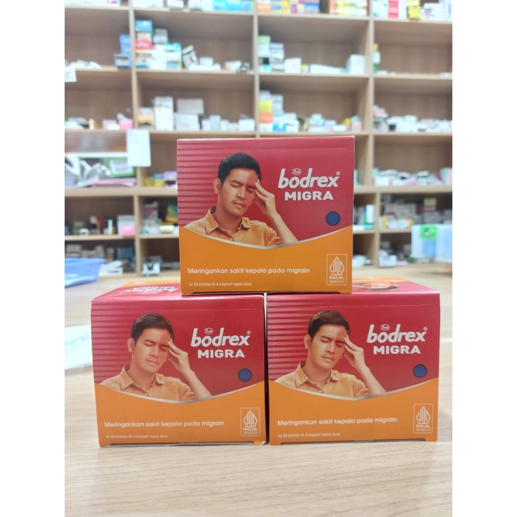 Bodrex migran 1 box isi 25 strip