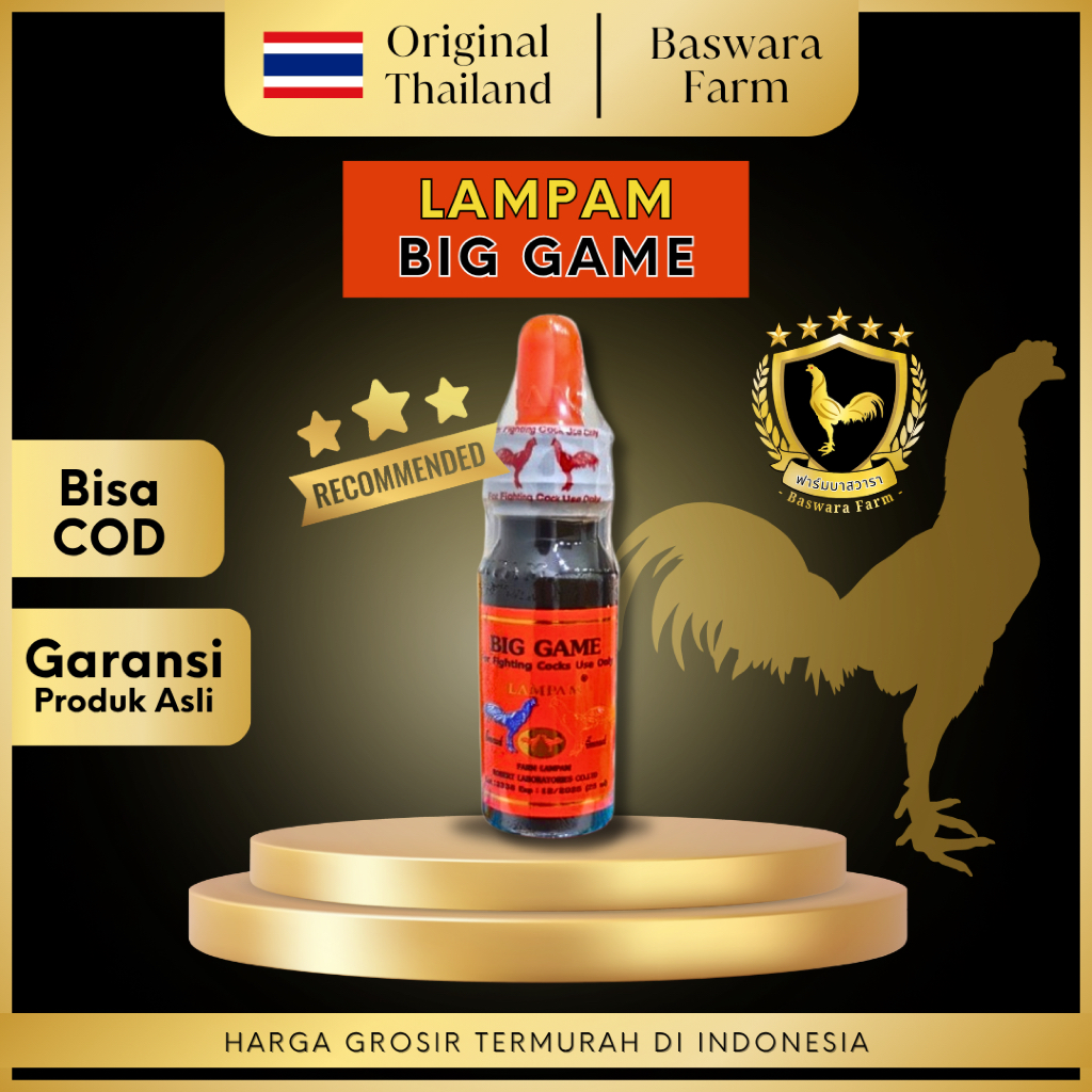 Lampam Big Game Doping Ayam Original Impor Thailand