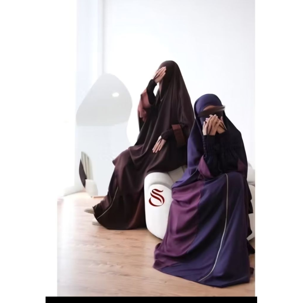 SALE ABAYA BILATERAL SIDRA SET FK