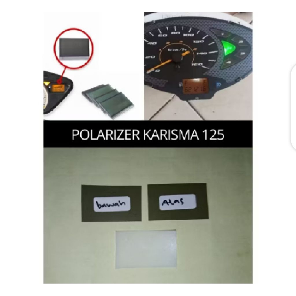 polarizer Lcd spidometer karisma 125