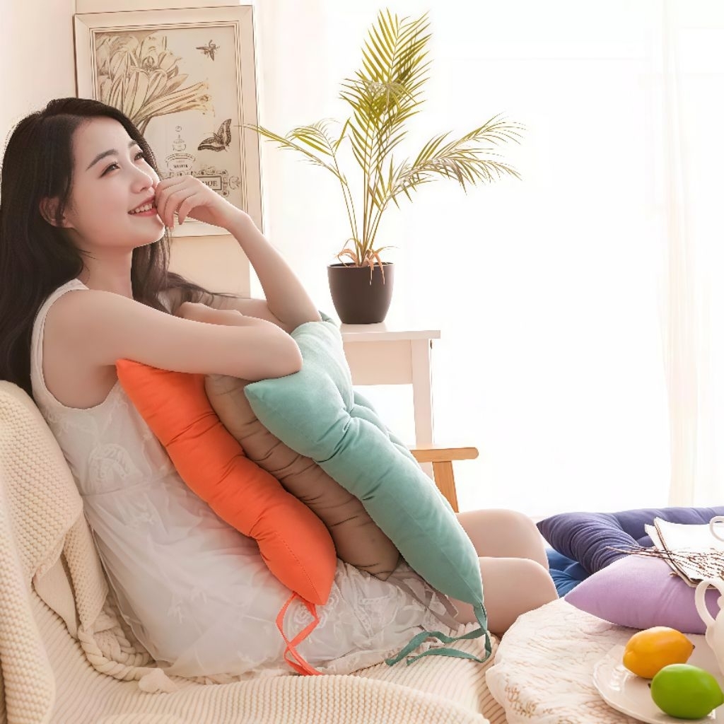 Bantal Duduk Lesehan Bantal Sofa Bantal hamil katun empuk