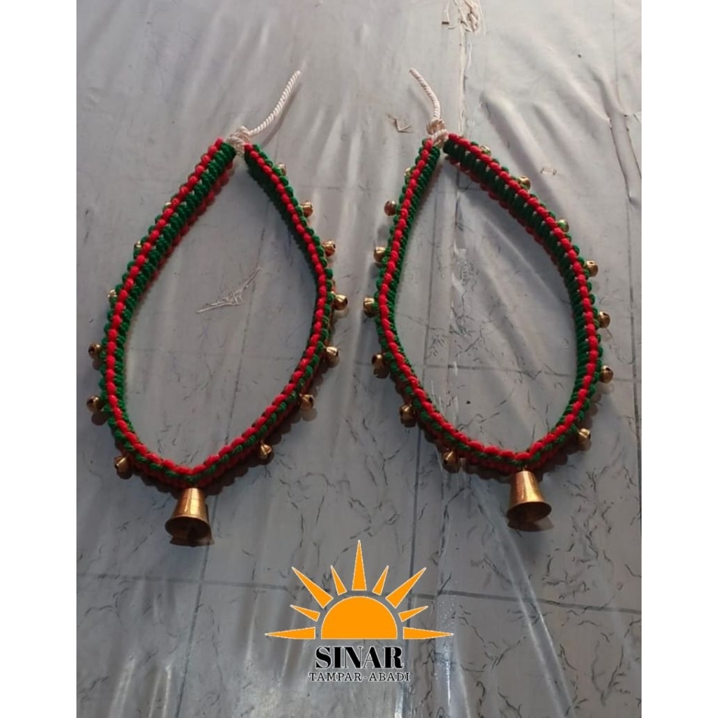 KALUNG SAPI KONTES MEWAH  LONCENG BESAR + LONCENG KECIL