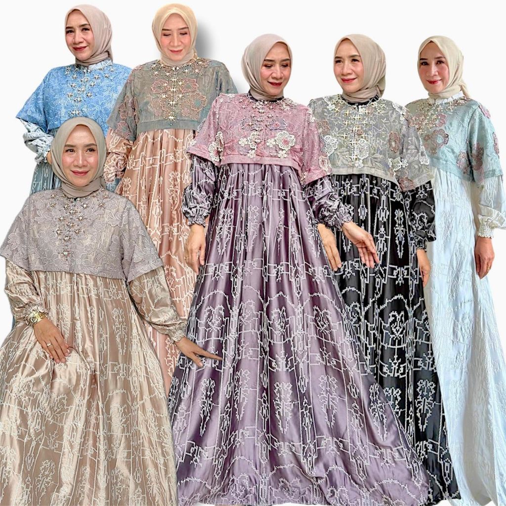 New Gamis Lebaran Elegan Ayou Mizzura