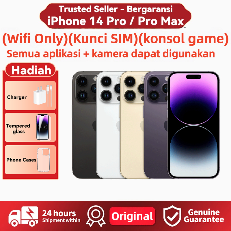 IPHONE 14 Pro Game Edition SIMLOCK WiFi Only Cocok Gaming Live TikTok MLBB PUBG Lancar Kamera Normal
