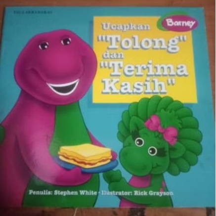 Buku Barney Ucapankan Tolong Dan Terimakasih