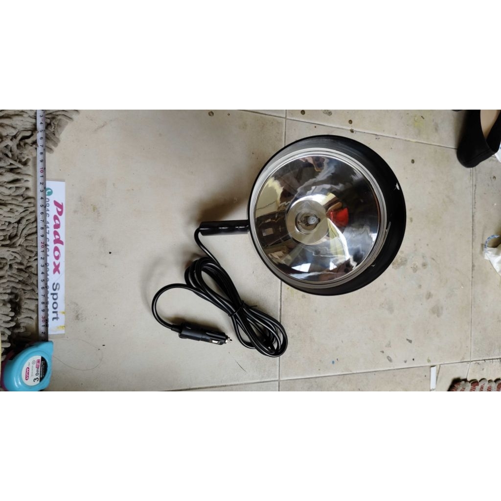 padox lampu blor halogen bulb 55w 12V lighter kabel sinar kuning hunting senter blor berburu lampu s