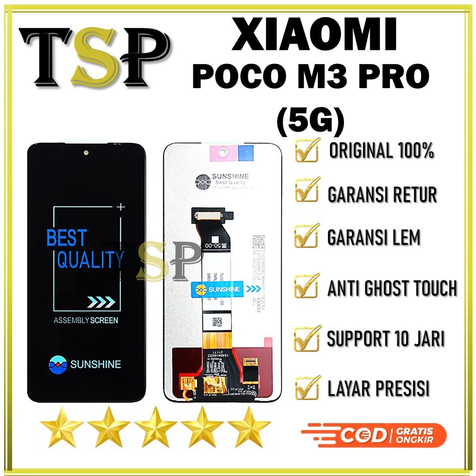 LCD TOUCHSCREEN XIAOMI POCO M3 PRO 5G ORIGINAL 100%