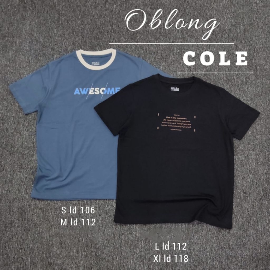 Kaos Oblong Cole