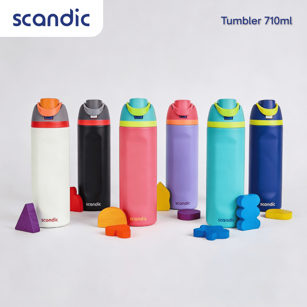 SCANDIC - Lollipop Tumbler Stainless 710 ml - Botol Minum Tahan Panas & Dingin, Tumbler Vacuum Porta