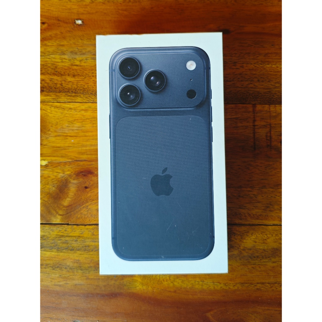 BOX ONLY IPHONE 17 PRO DEEP BLUE