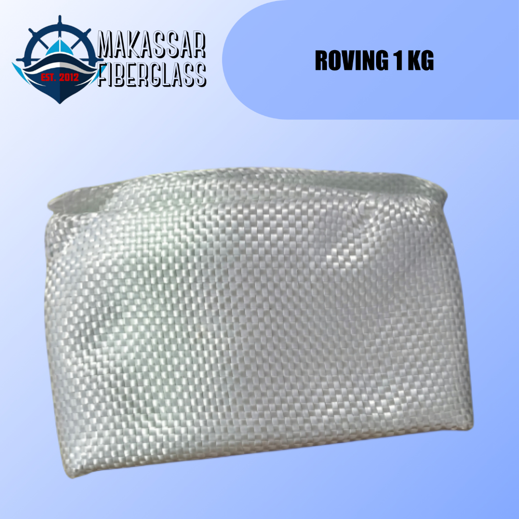 SERAT FIBER WOVEN ROVING WR 400 1 KG / SERAT KAIN KASAR FIBER GLASS E-GLASS