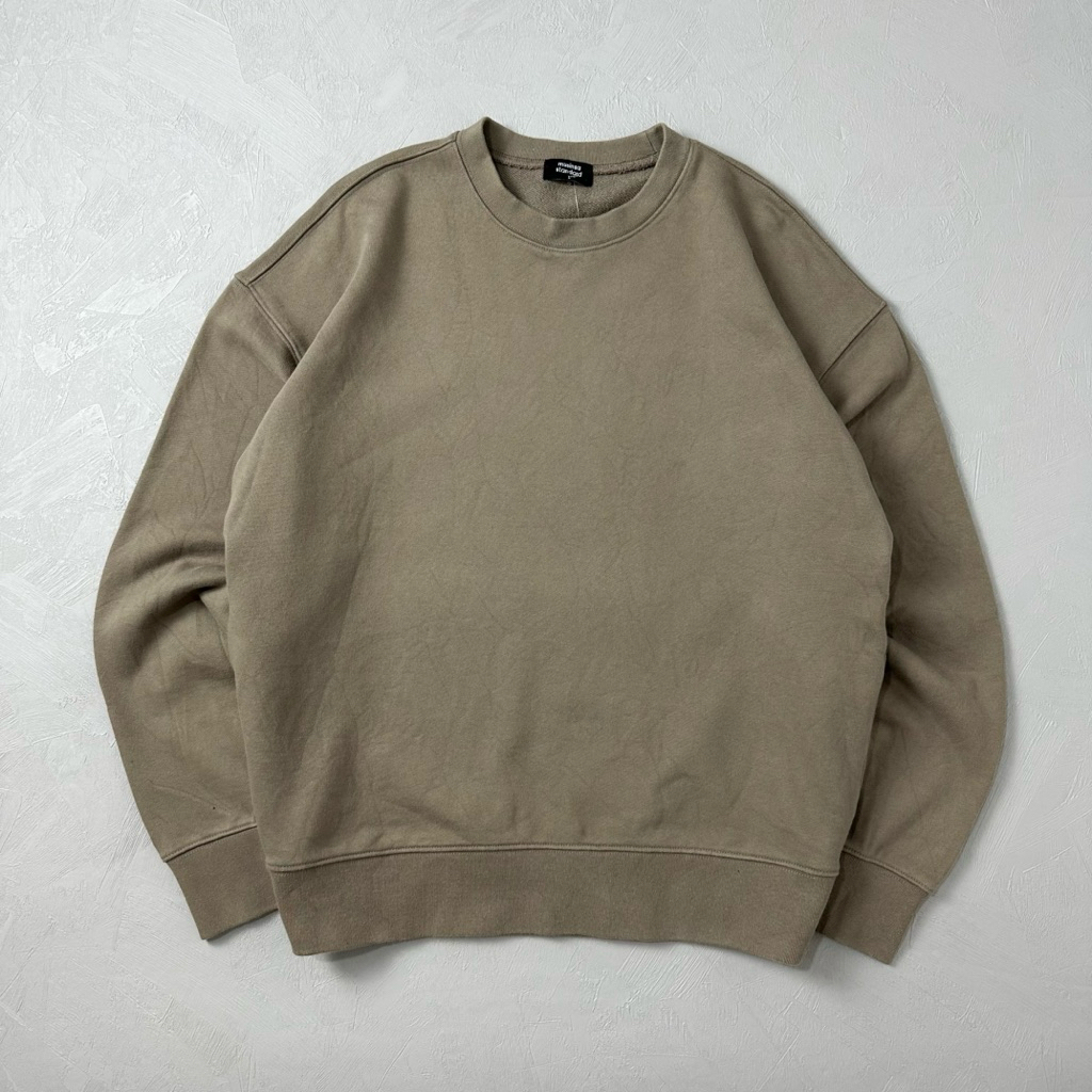 crewneck sweater heavyweight tebal berat musinsa