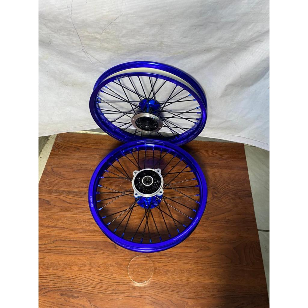 Velg Scarlet Set KLX Velg Scarlet Ukuran 160/185-17 Tanpa Ban-Velg Trabas
