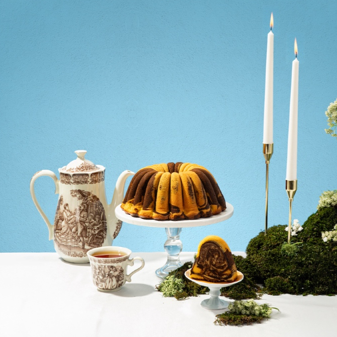 Signature Marble Butter Cake - Kue Marmer