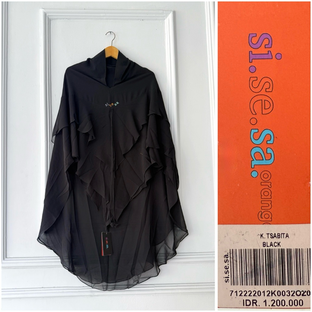 sisesa khimar Black