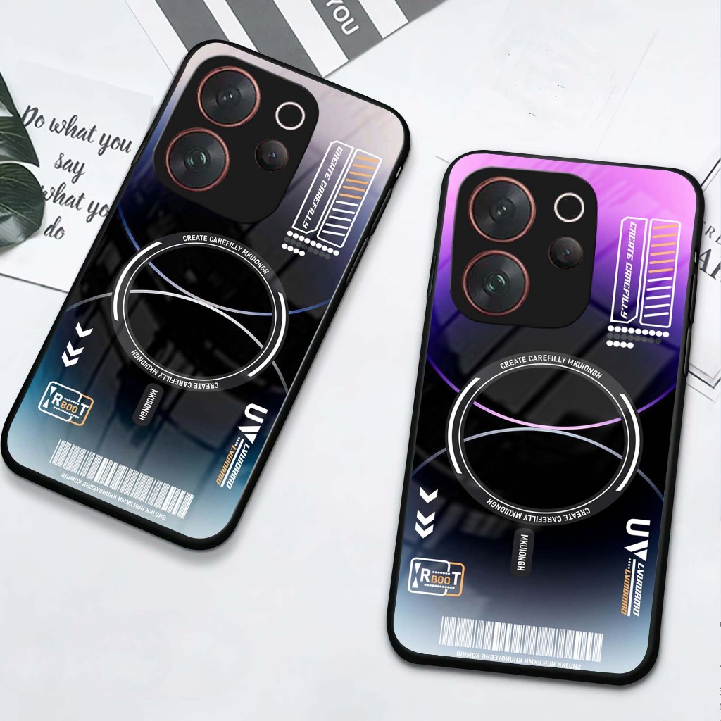 MG54 Softcase Glass For Vivo V70 - Casing Hp Vivo V70 - Pelindung hp Vivo V70 - Case Handphone Vivo 