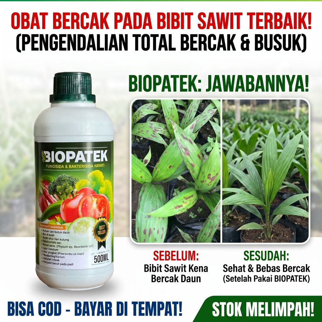 obat daun sawit bercak coklat, fungisida tanaman sawit, bibit sawit cepat hijau, obat jamur akar saw