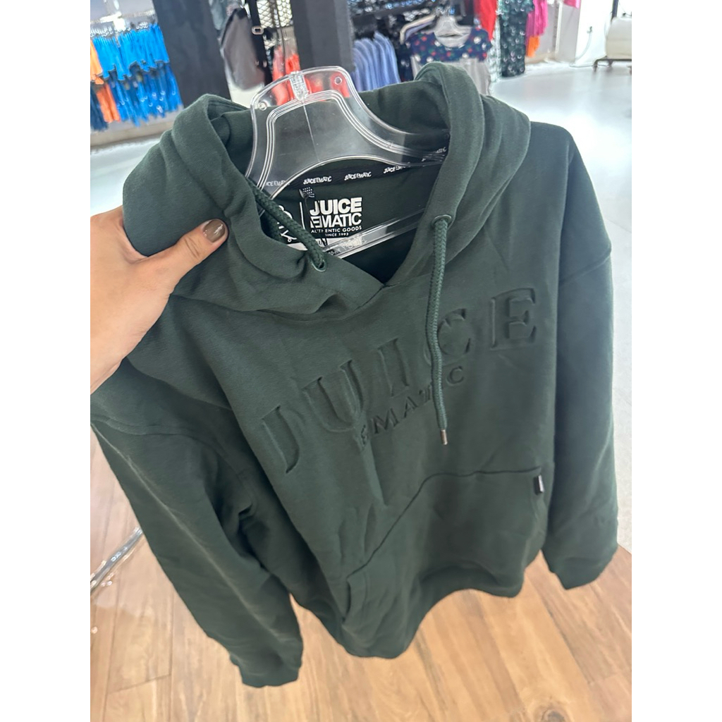 HOODIE JUICE EMATIC TOMB GREEN SIZE M