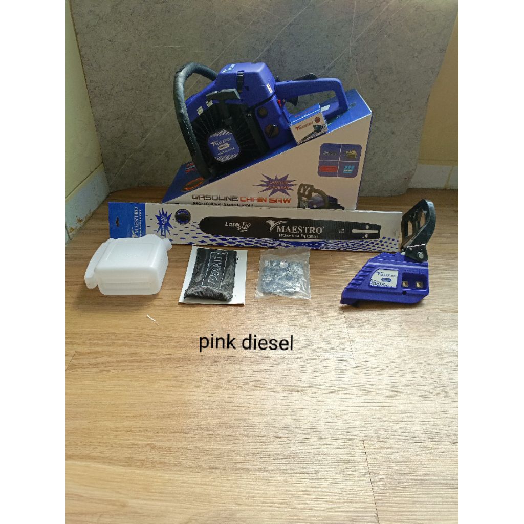 NEW CHAINSAW MAESTRO 6500 BAR 22 INCH - MESIN GERGAJI KAYU MAESTRO ORIGINAL