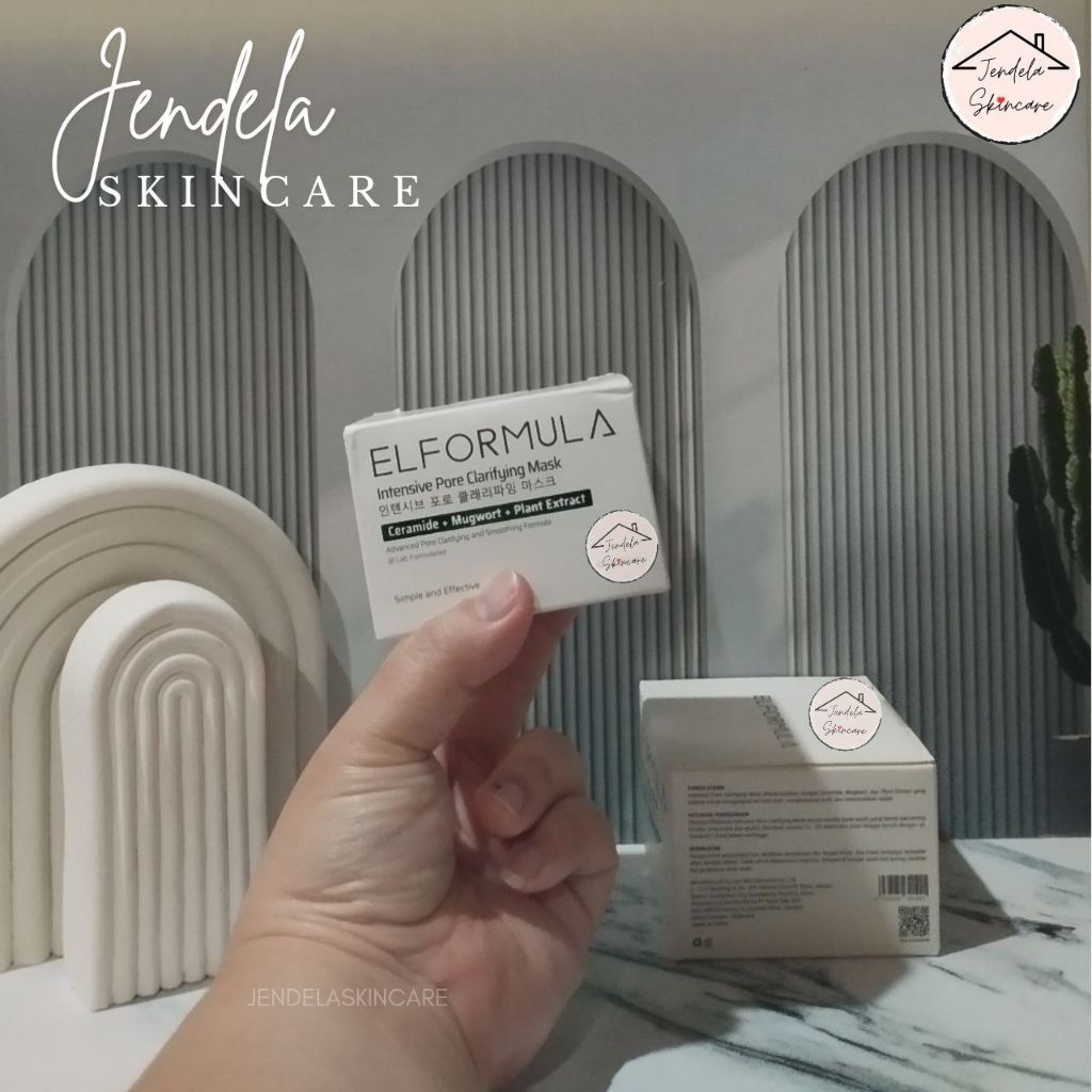 READY SIAP KIRIM - Masker Pembersih Pori Wajah dan Mencerahkan Kulit - Elformula Mugwort Mask 100gr