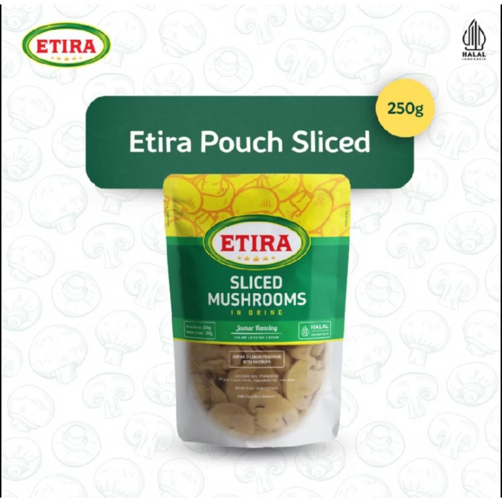 Etira Jamur Kancing Iris dalam Larutan Garam