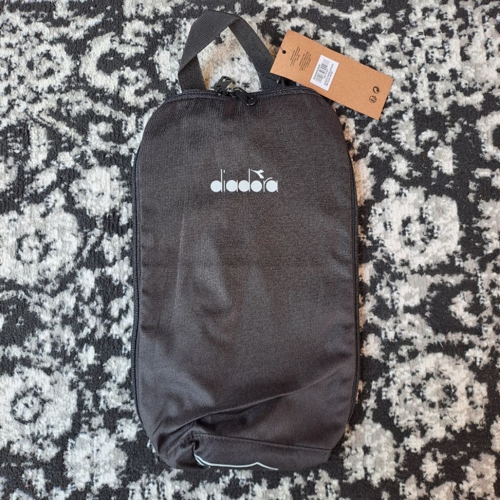 Tas Sepatu Diadora Shoe Bag Polenta Black Original