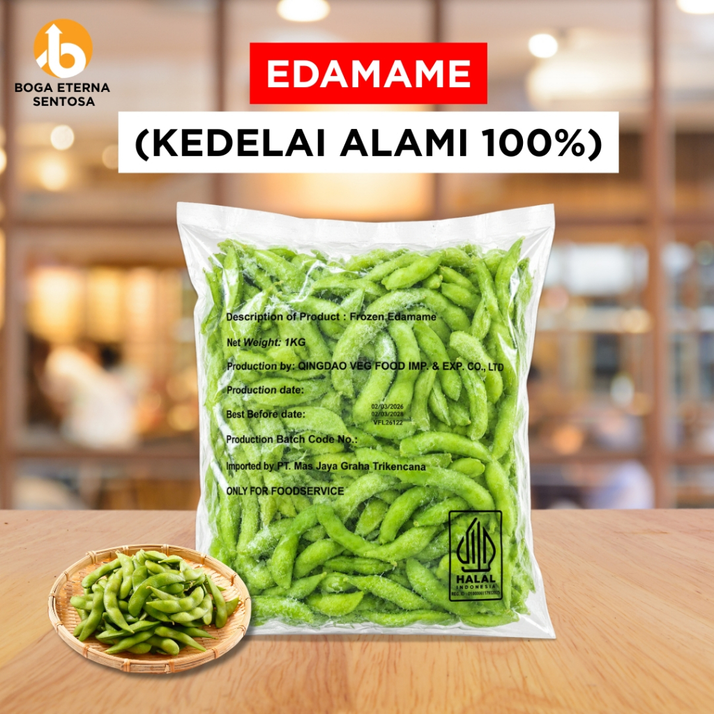 Edamame 1Kg Halal - Kacang Kedelai Jepang