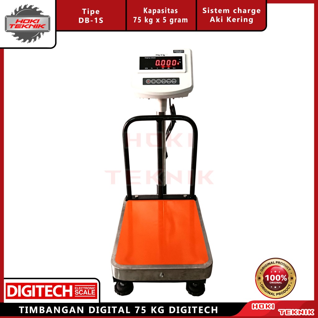 Timbangan Duduk Digital 75 Kg Digitech