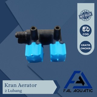 GROSIR - KRAN AERATOR 2 LUBANG 1 PAK ISI 10 PCS / KRAN AERATOR AQUARIUM