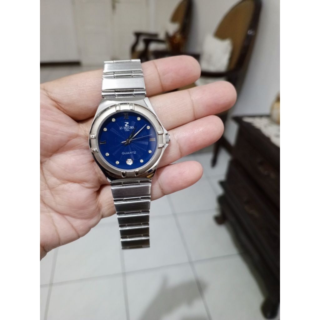 [Preloved] Jam 25 Hours (USA) Blue Dial