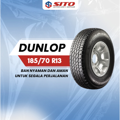 [WAJIB TANYA STOK] BAN DUNLOP 185/70 R13