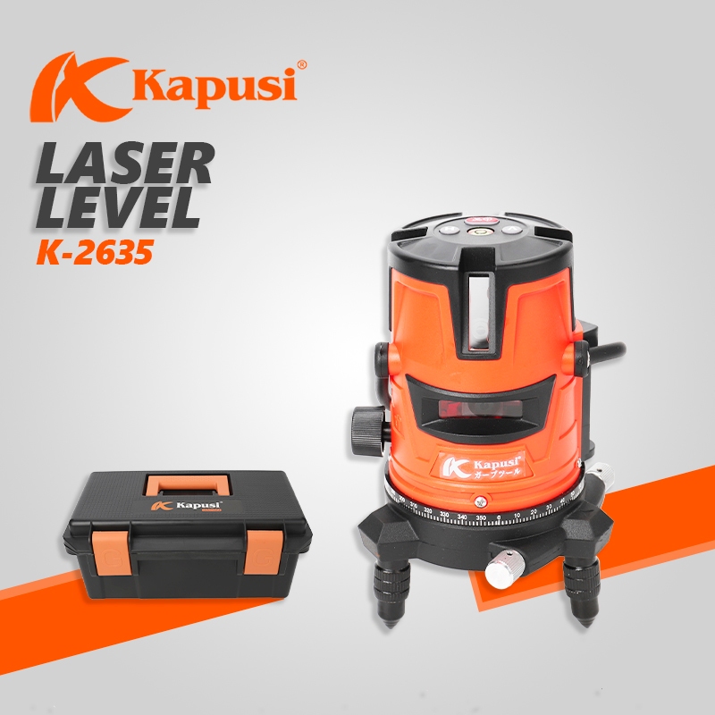 Kapusi Laser Leveling 5 Laser Line 4D Digital K-2635