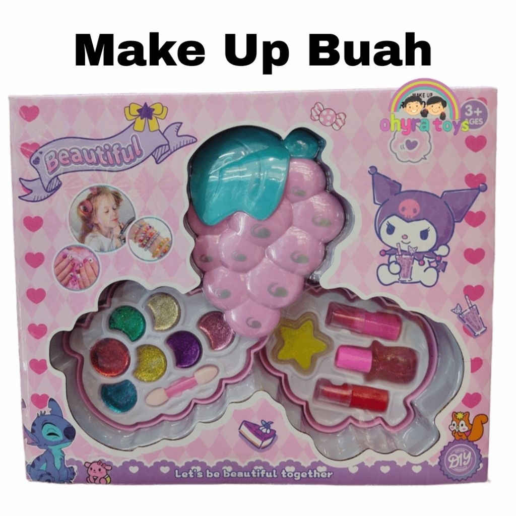 Mainan Anak Make Up Buah Set Make Up Lengkap