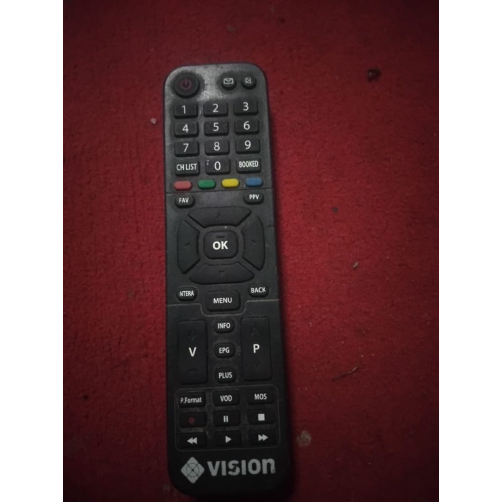 REMOTE STB RECEIVER PARABOLA VISION ORIGINAL